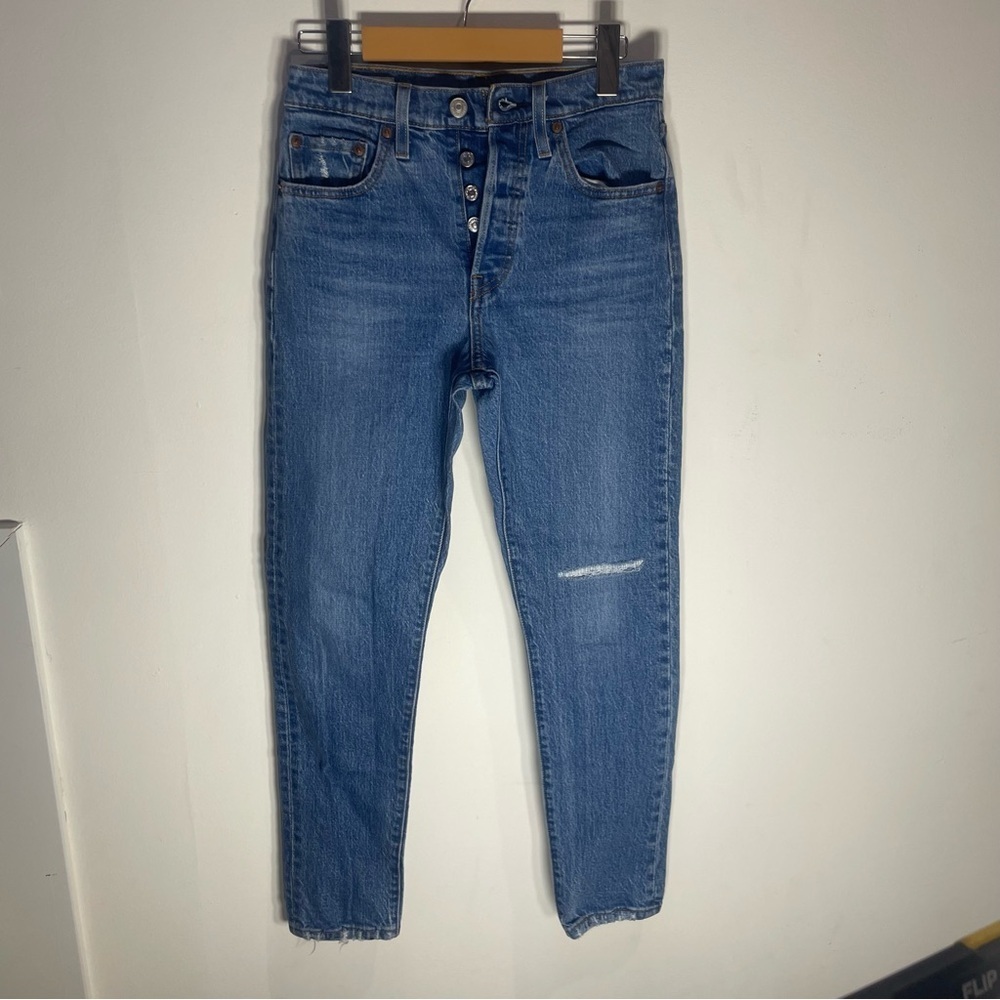 Levi's 501 Classic Blue Skinny Jeans